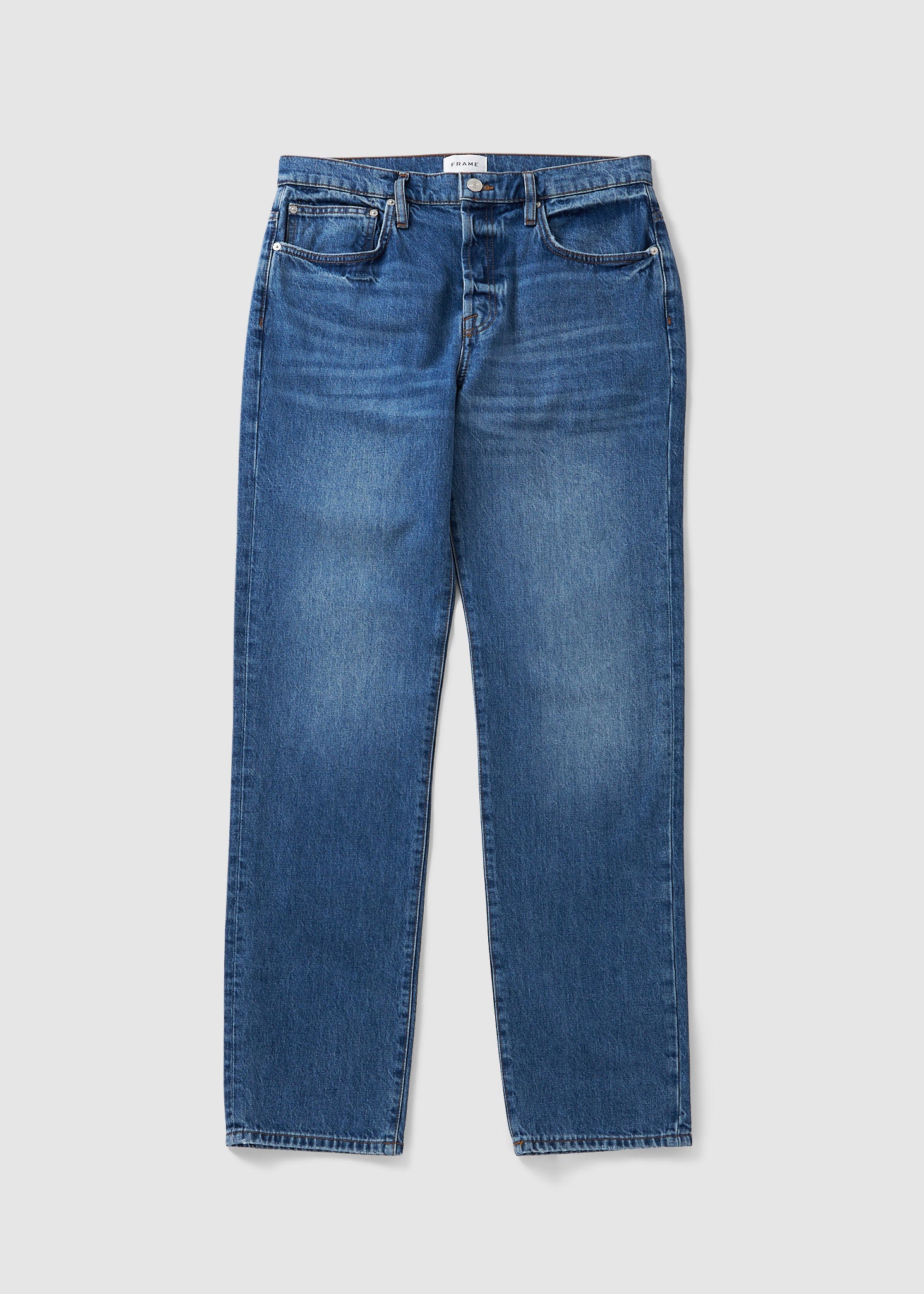 Frame Mens Stacked Straight Jeans In