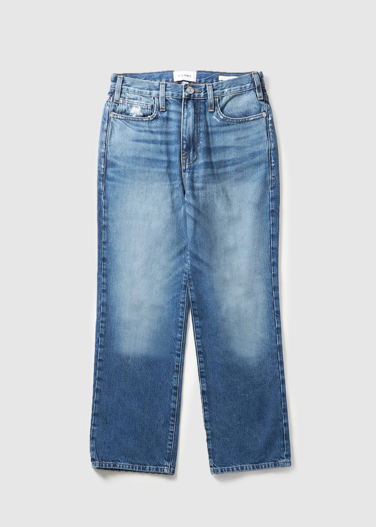 Image of Frame Womens Le Jane Crop High Rise Jeans In Northville