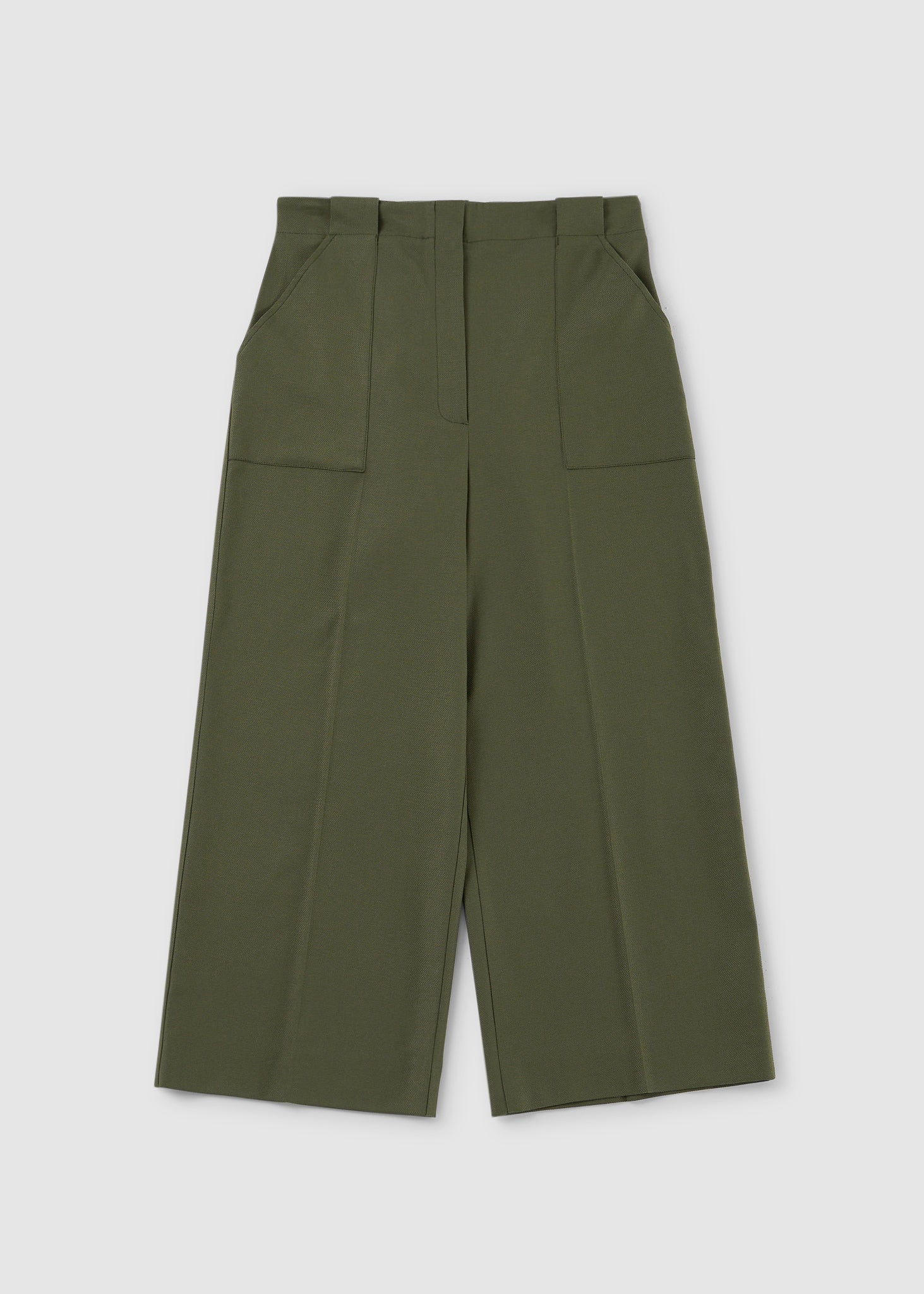 Image of iBlues Womens Camper Tailored Trousers In Khaki