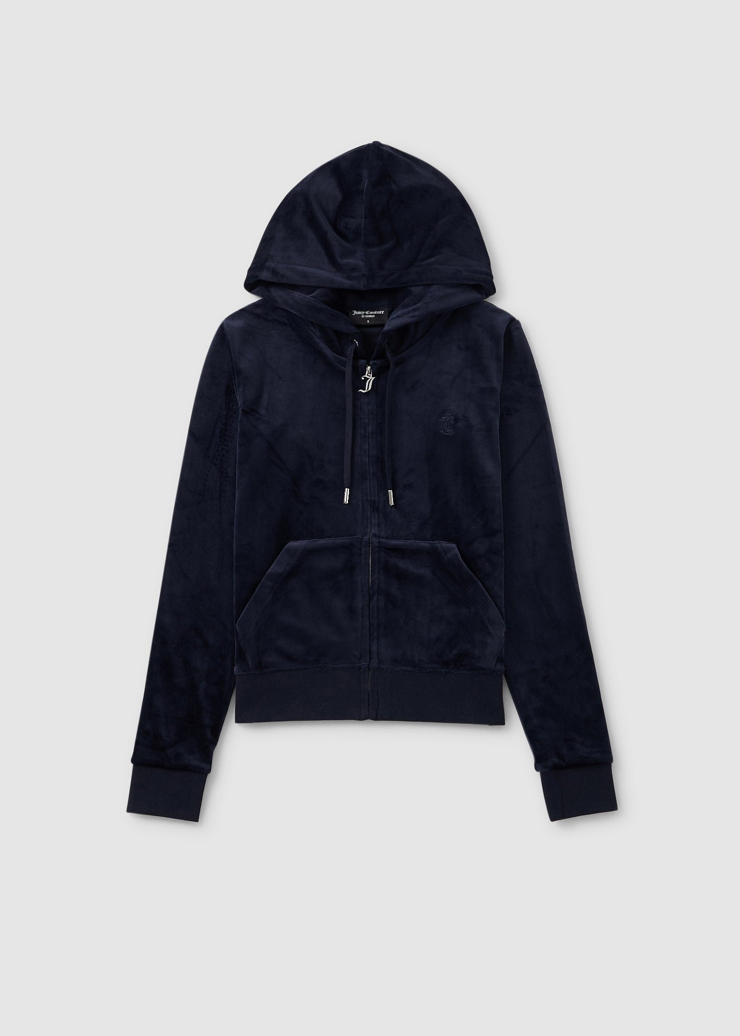 Image of Juicy Couture Womens Robertson Classic Zip Up Hoodie In Night Sky