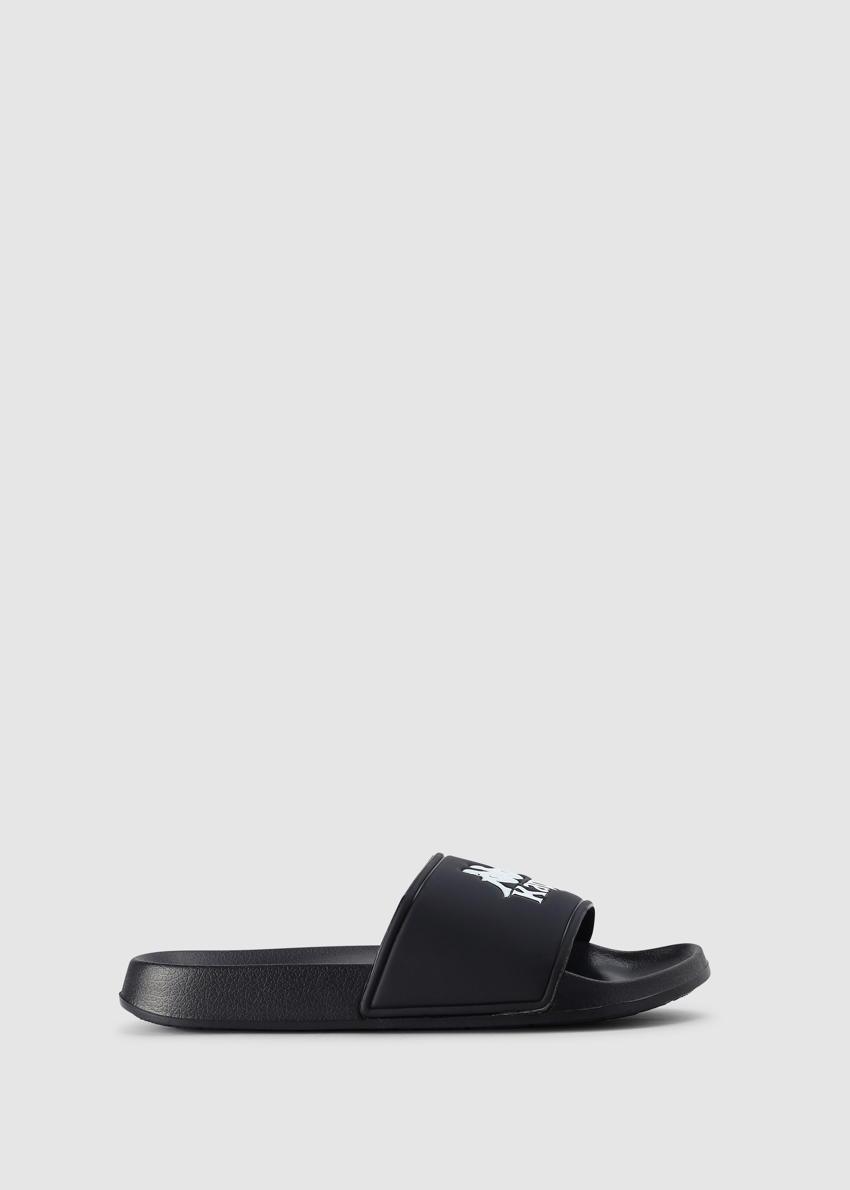 Image of Kappa Mens Authentic Logo Slides In Black