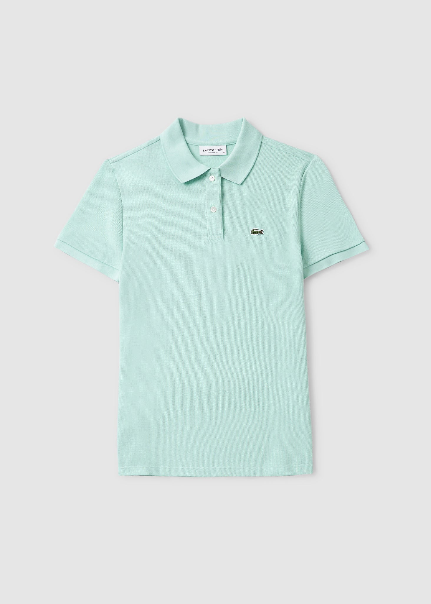 Lacoste Womens Classic Pique Polo Shirt In Pastille Mint - Green