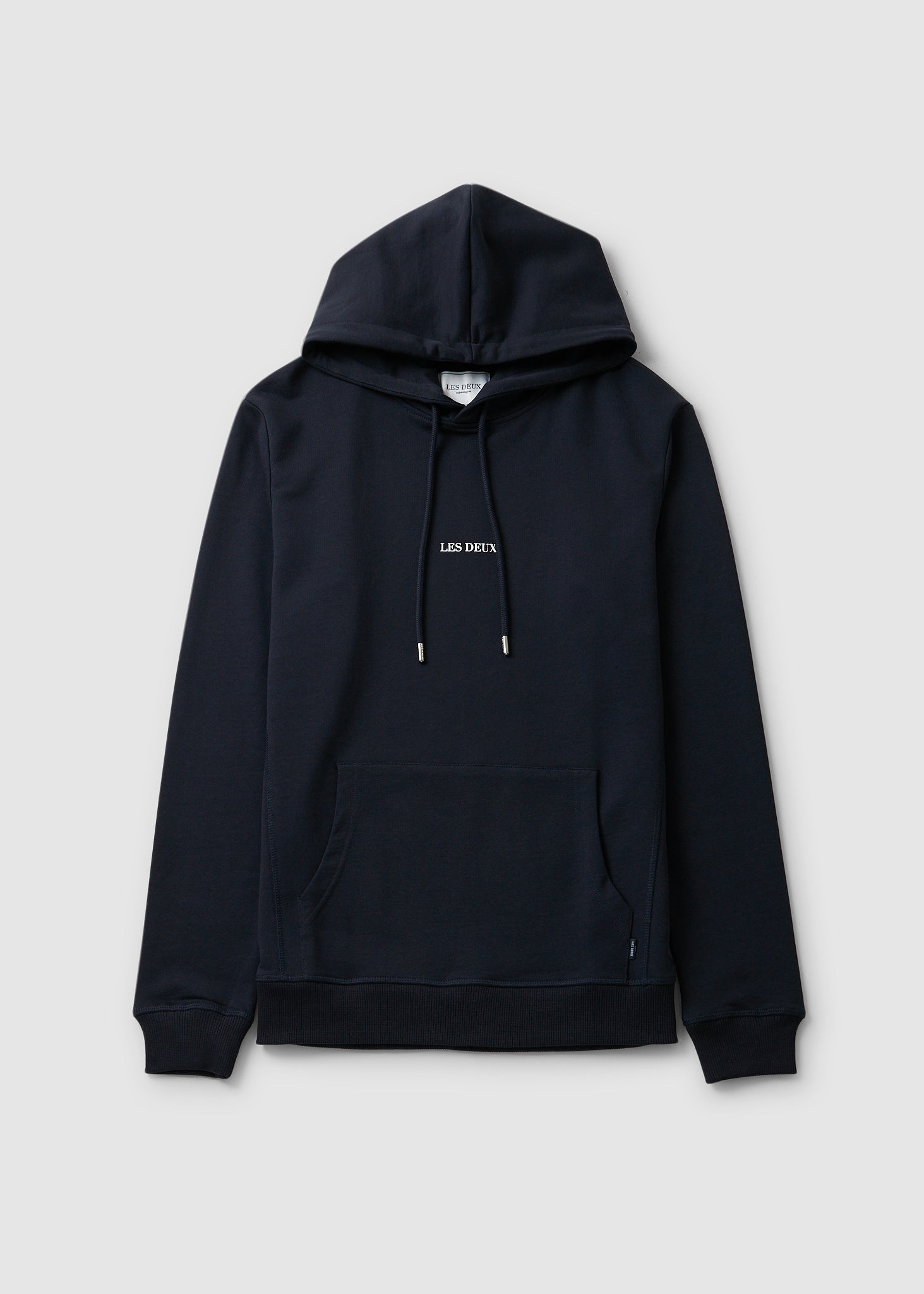 Image of Les Deux Mens Lens Hoodie In Dark Navy