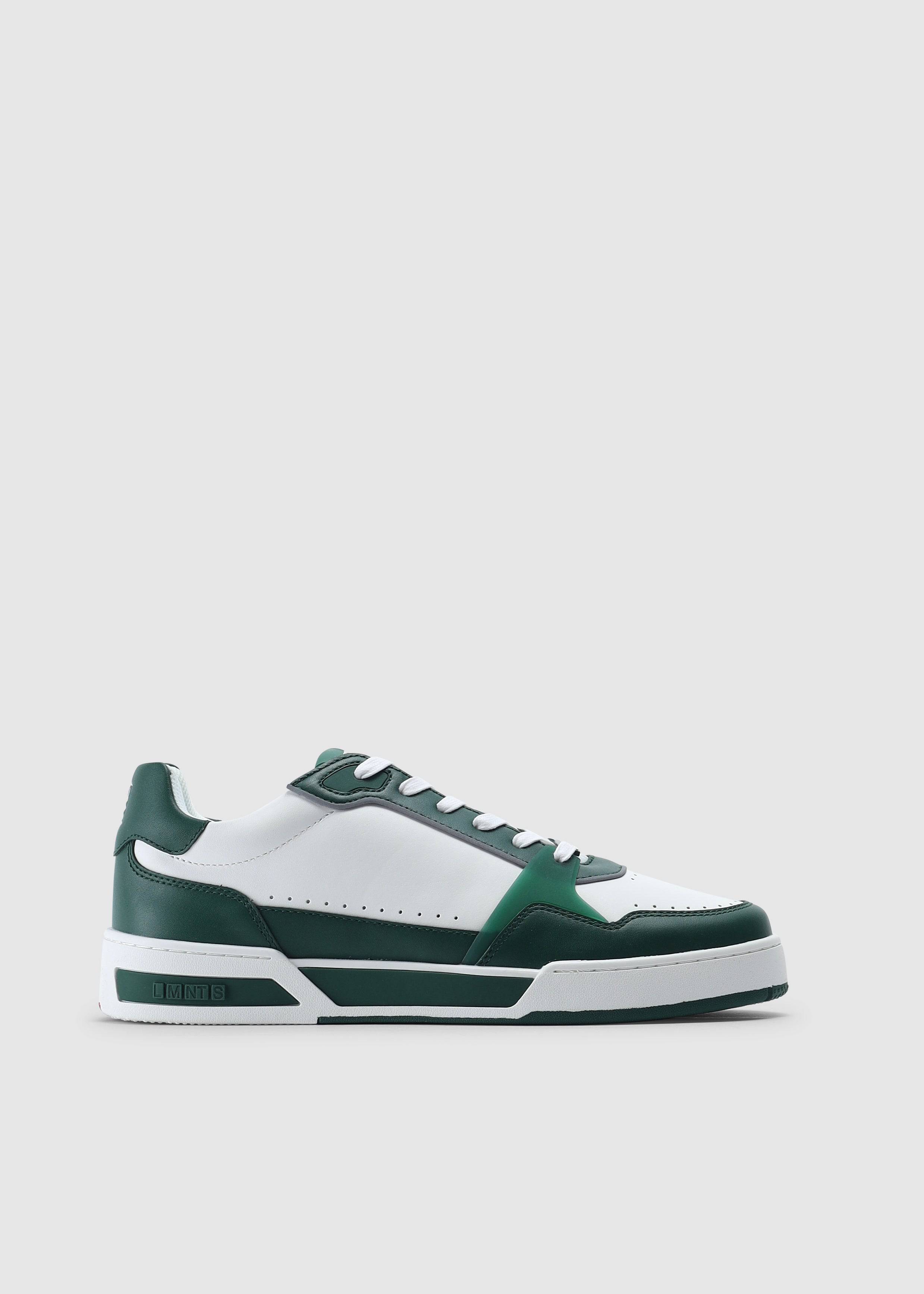 Image of LMNTS Mens Porter Trainers In White/Green