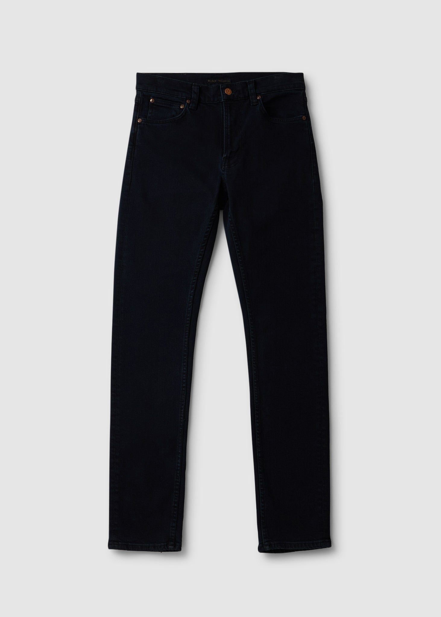 Image of Nudie Mens Lean Dean Jeans In Black Skies