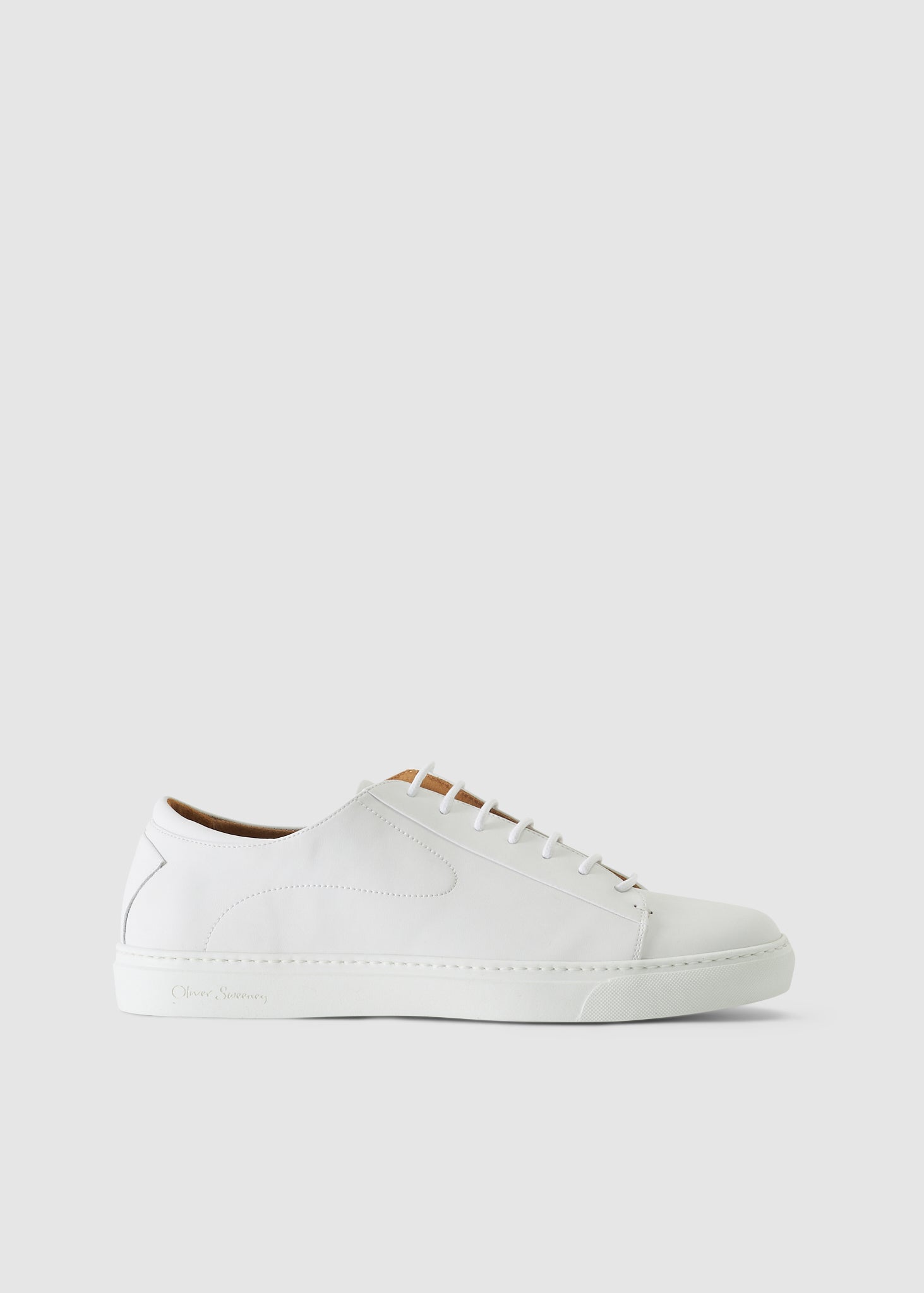 Image of Oliver Sweeney Mens Sirolo Trainer In White