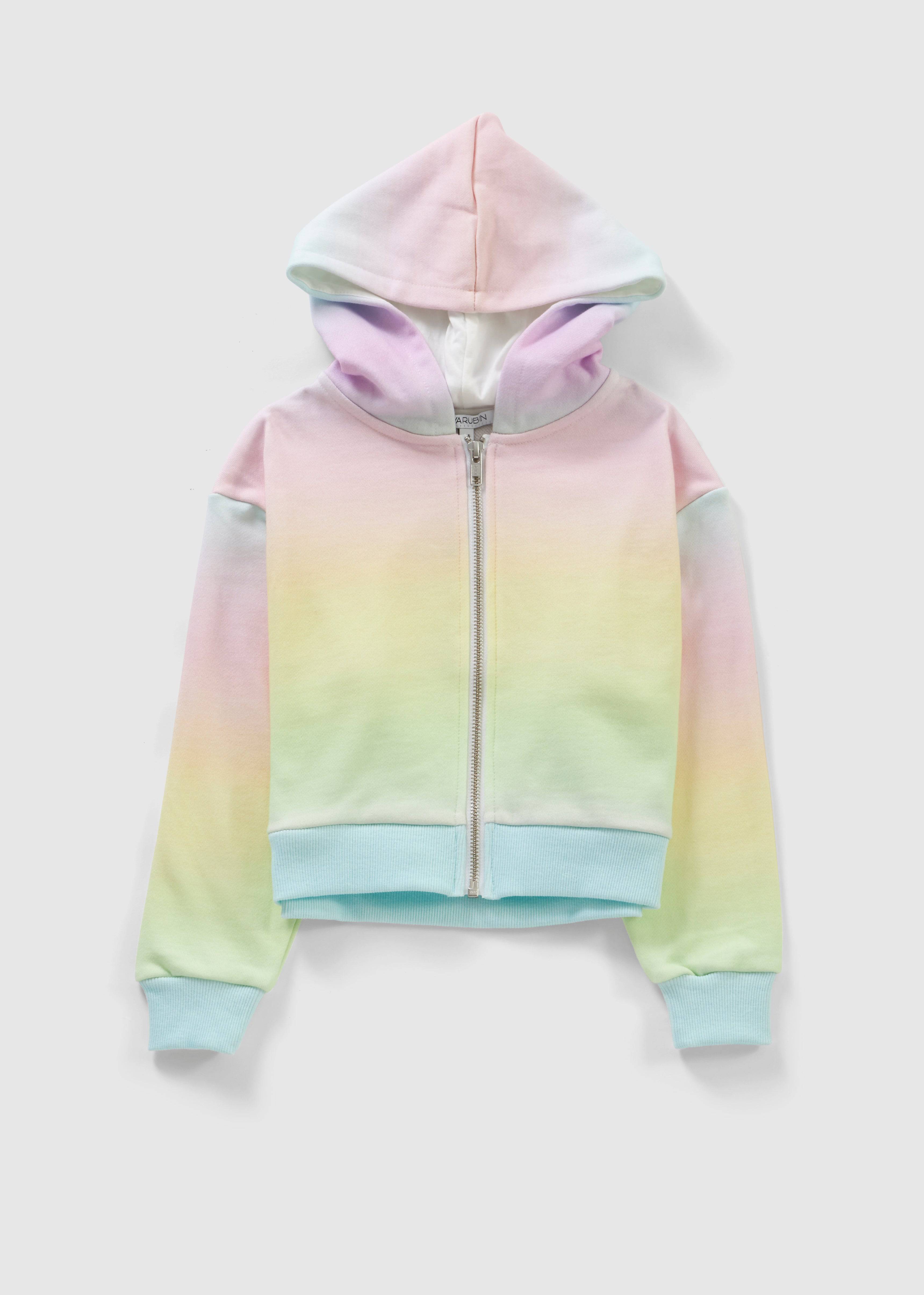 Olivia Rubin Kids Flo Ombre Zip Up Hoodie