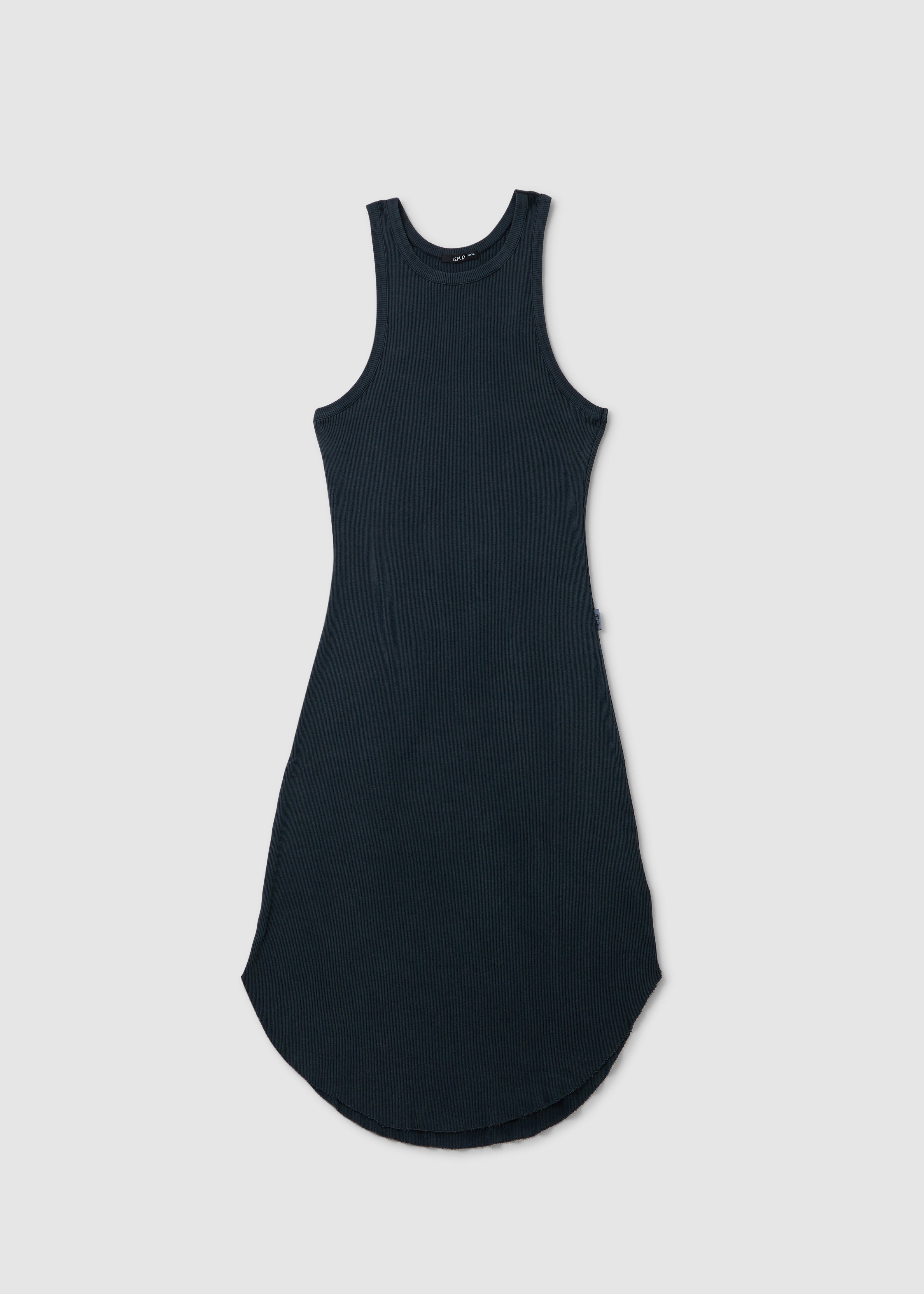 Image of Replay Womens Essential Tank Top Dress In Black