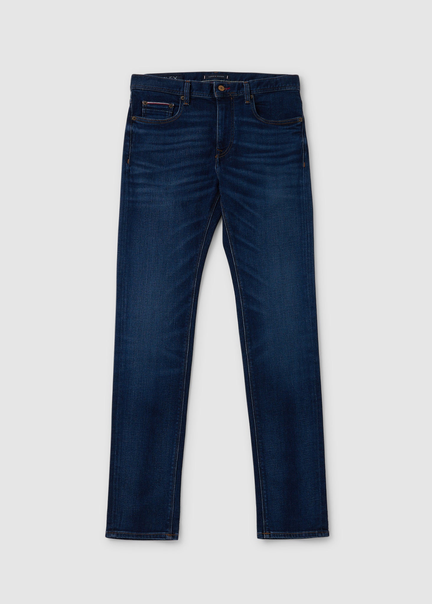 Image of Tommy Hilfiger Mens Bleecker PSTR Jeans In Hyder Blue