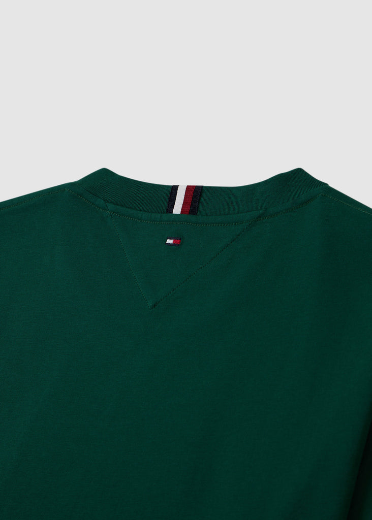 Tommy Hilfiger Mens Icon Blackwatch Monogram T-Shirt In Prep Green