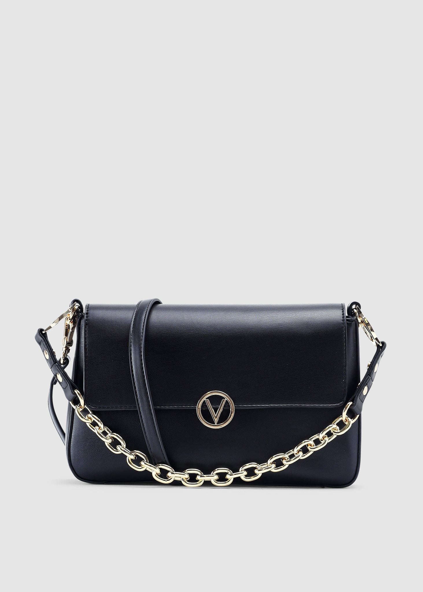 Valentino Bags Womens July V Logo Fold Shoulder Bag