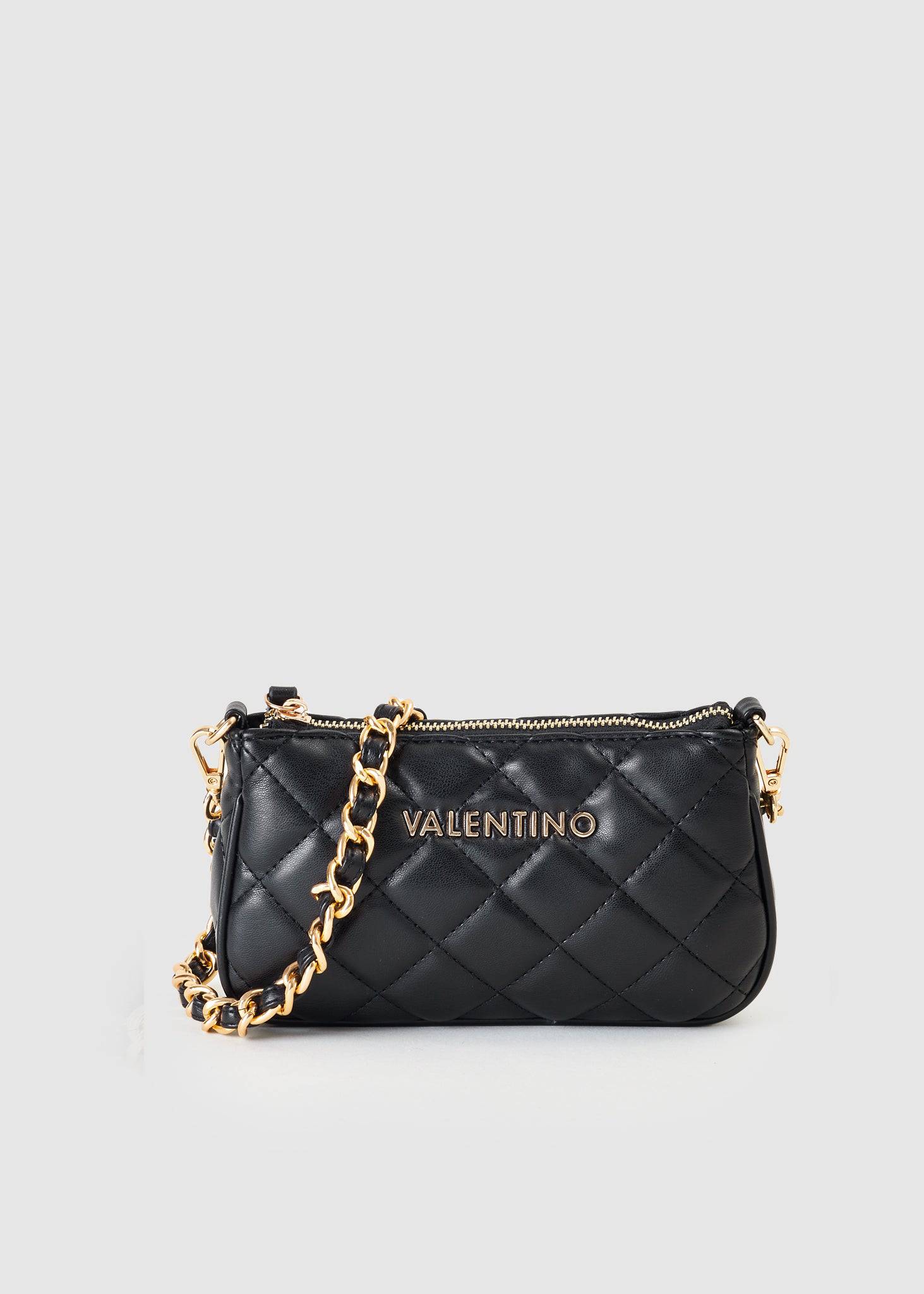 Valentino Bags Womens Ocarina Small Quilted Purse Shoulder Bag In Nero