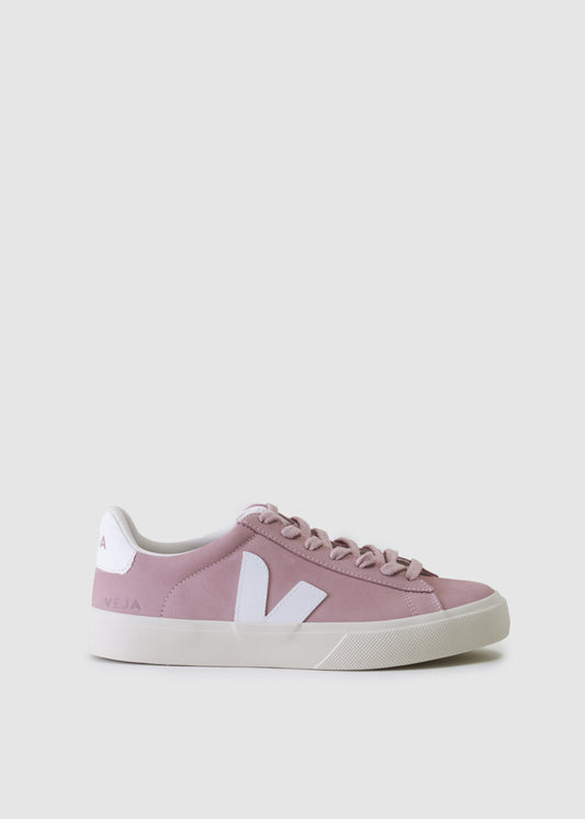 Veja Womens Campo Nubuck Suede Babe Trainers In Pink