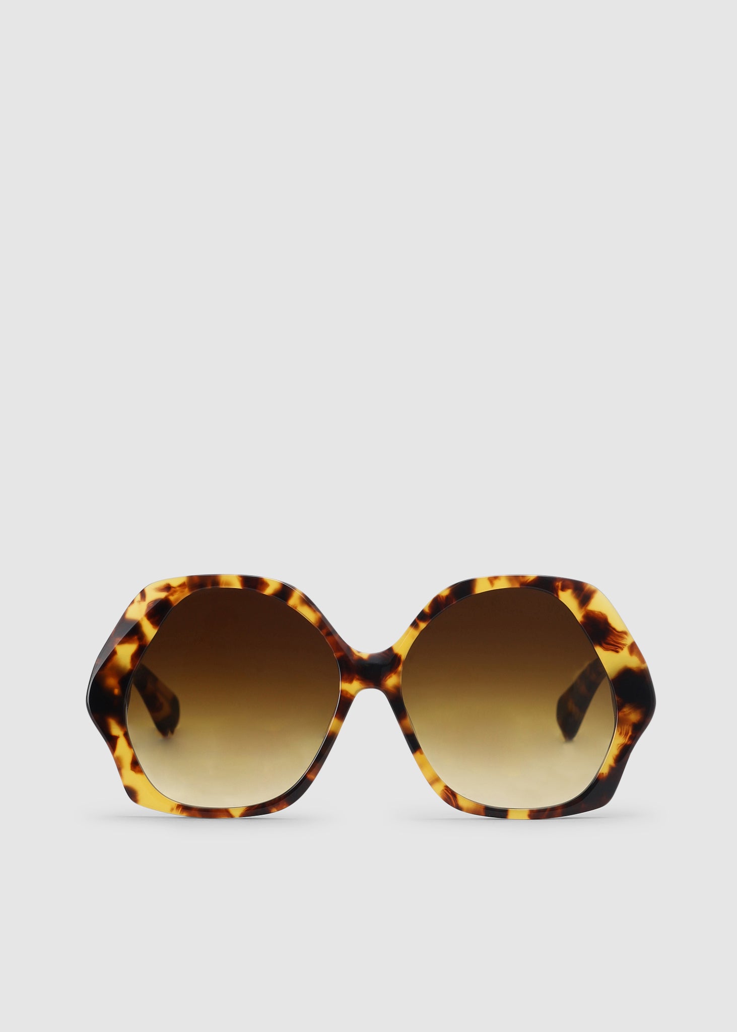 Image of Vivienne Westwood Womens Sophia Oversize Sunglasses In Tort