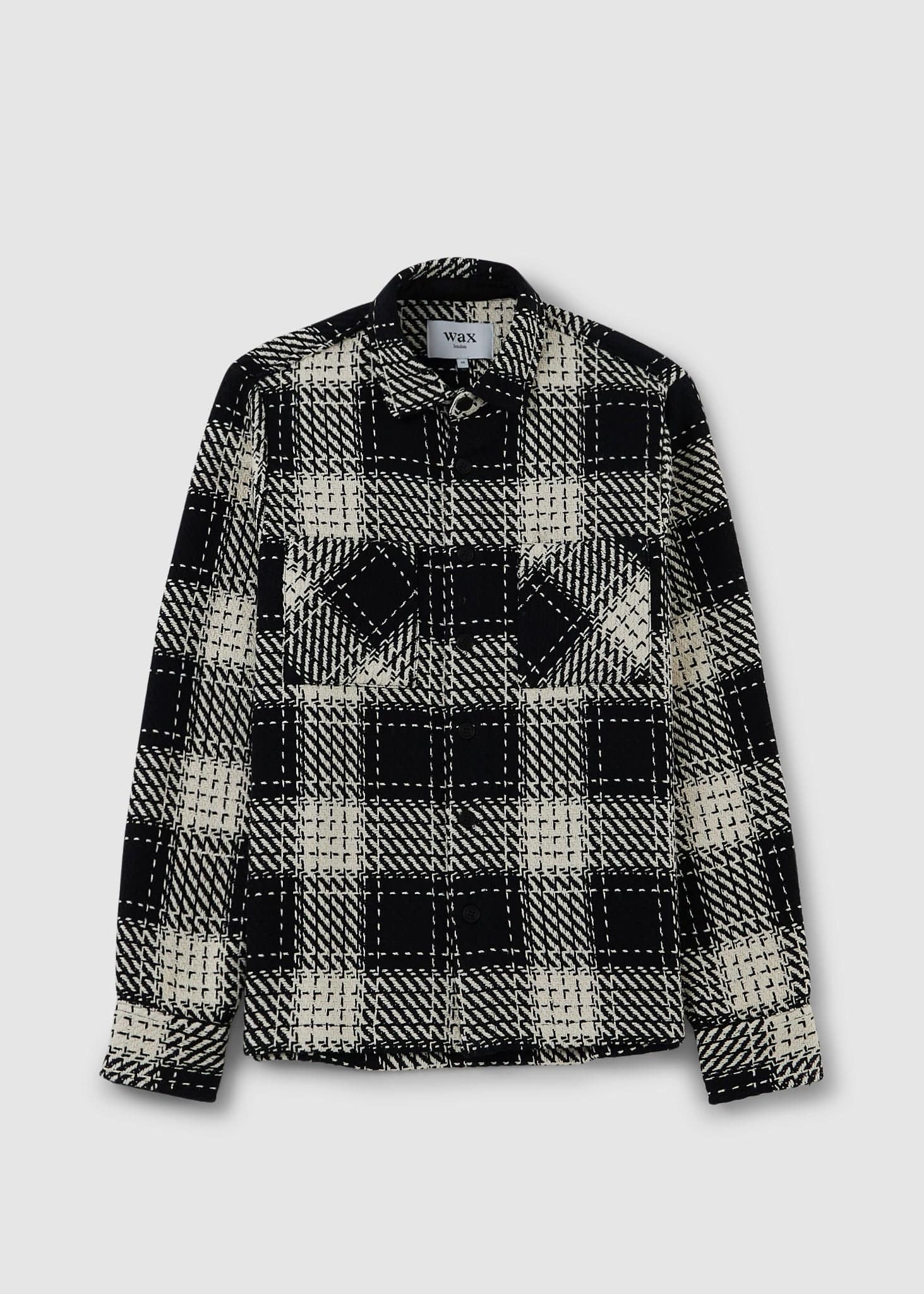 Wax London Mens Whiting Beatnik Overshirt