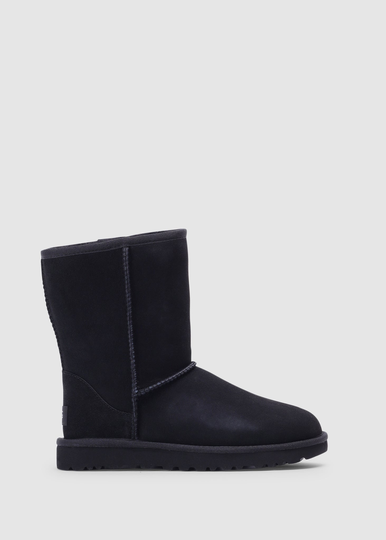 Image of Ugg Womens Classic Short II Boots In Black