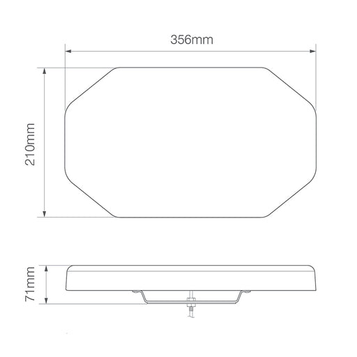 LED Autolamps ElectraQuip R65 Low-Profile 3-LED Warning Lamp — Lightbar UK  Limited