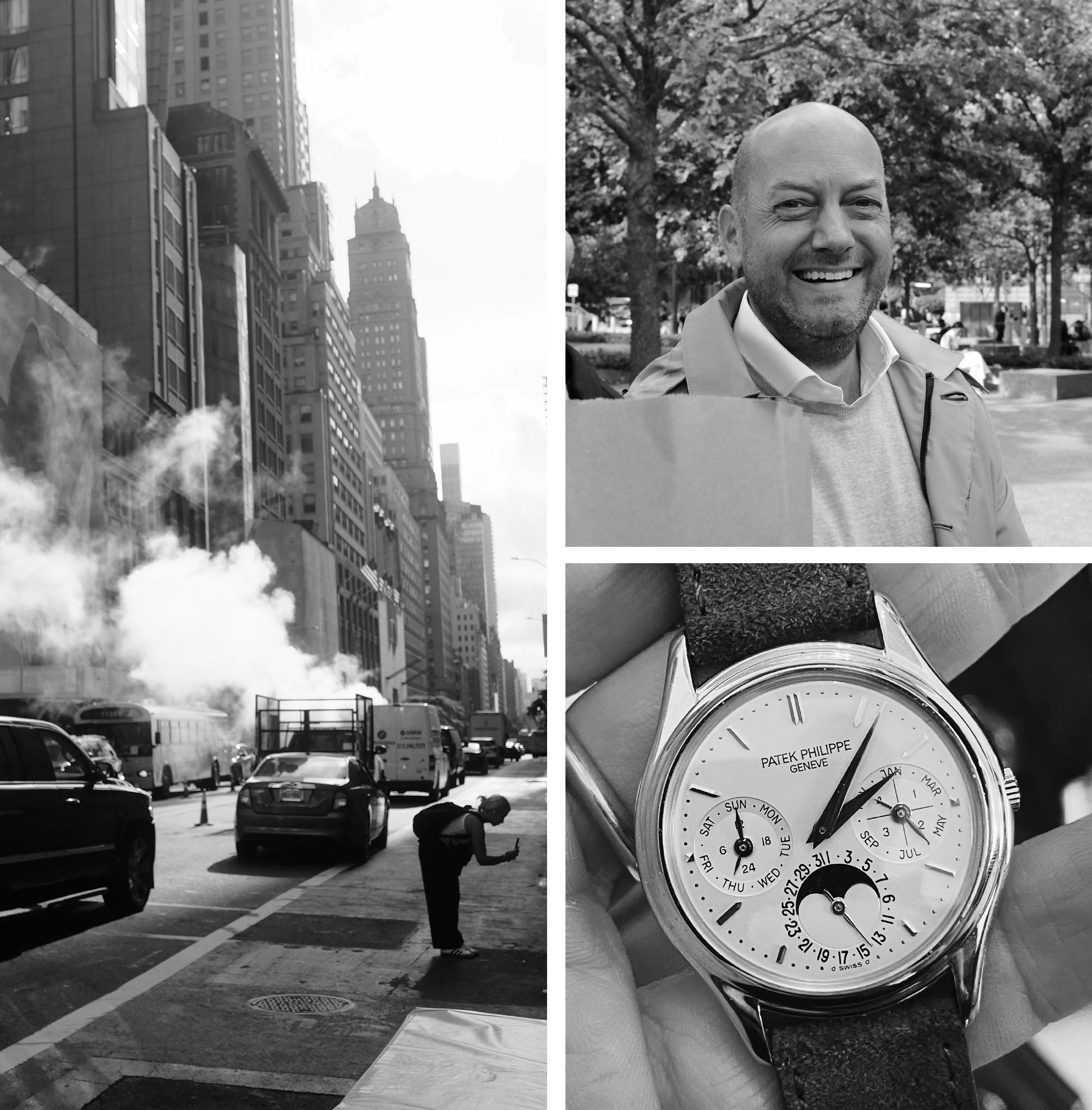 New York City and a Patek 3940 Platinum Mk2 Dial Perpetual Calendar watch