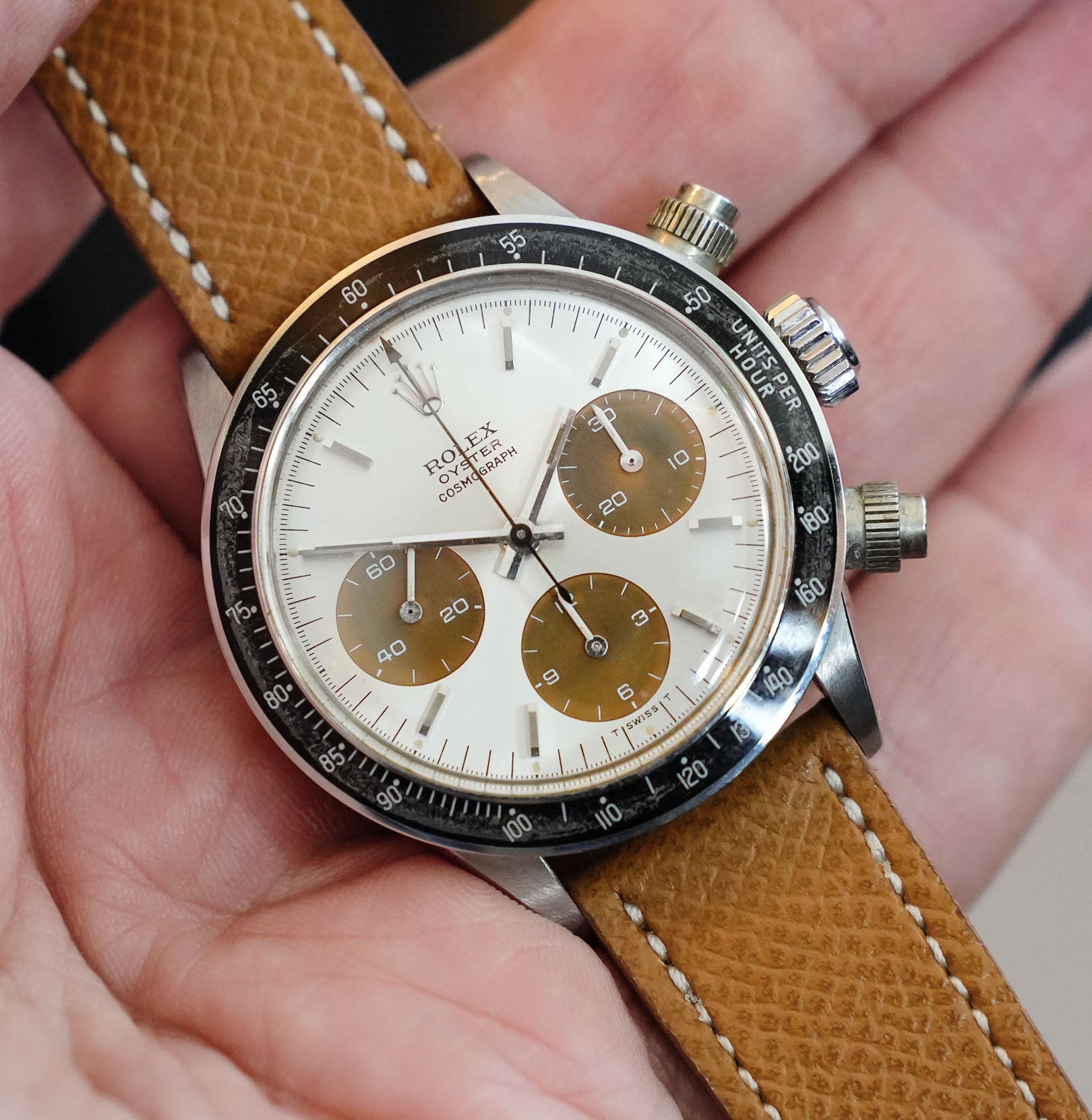 Rolex 6263 Tropical Dial Daytona with Mk1 pushers at Rolliefest 2023