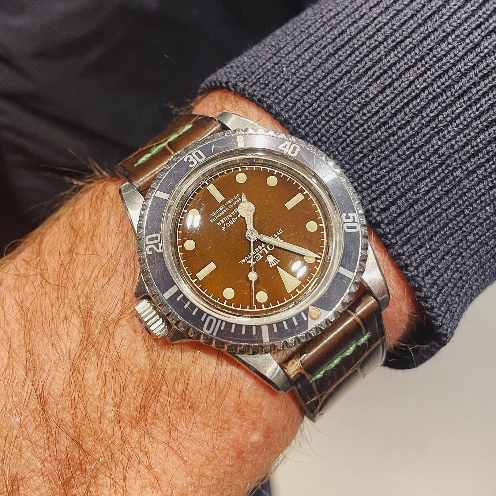 Rolex 5512 Gilt Tropical Dial Submariner