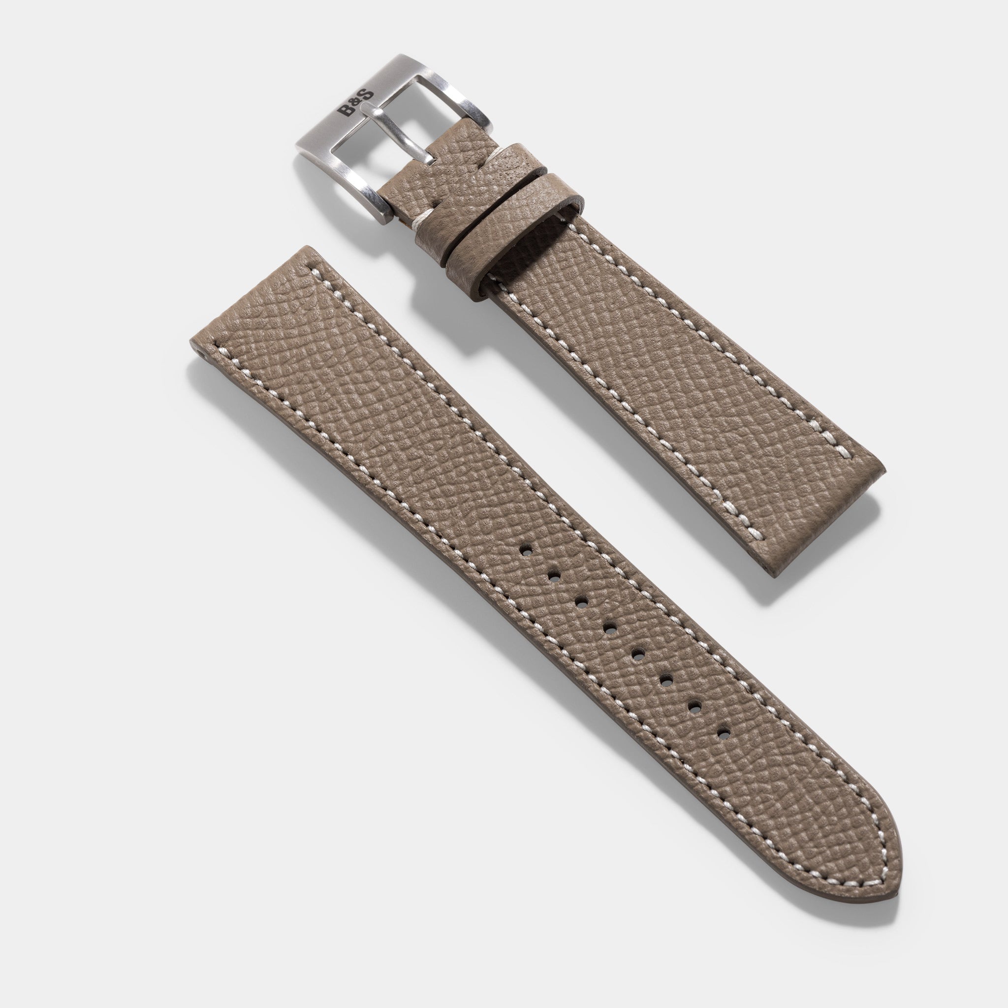 Everest Curved End Grey Rubber Strap With Tang Buckle - ONLY For Moder