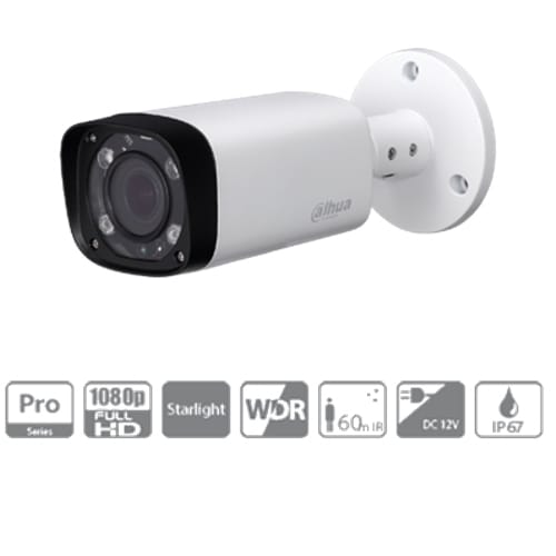 Telecamera Hdcvi Bullet 2mpx Dahua Hac-hfw2231r-z-ire6