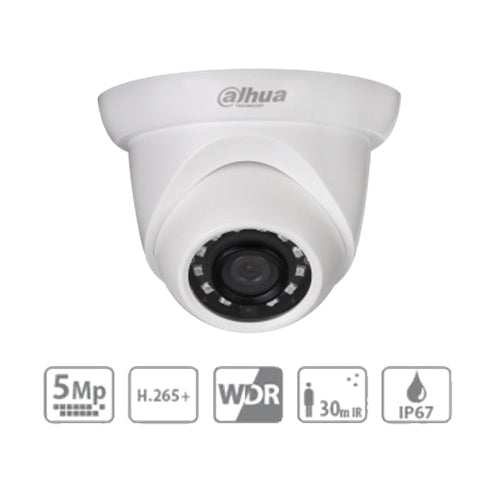 Telecamera Ip Dome 5mpx Ottica Fissa 3.6mm Dahua