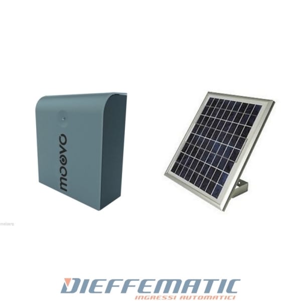 Pannello Solare Batteria Ricaricabile Cavi Connettori Moovo