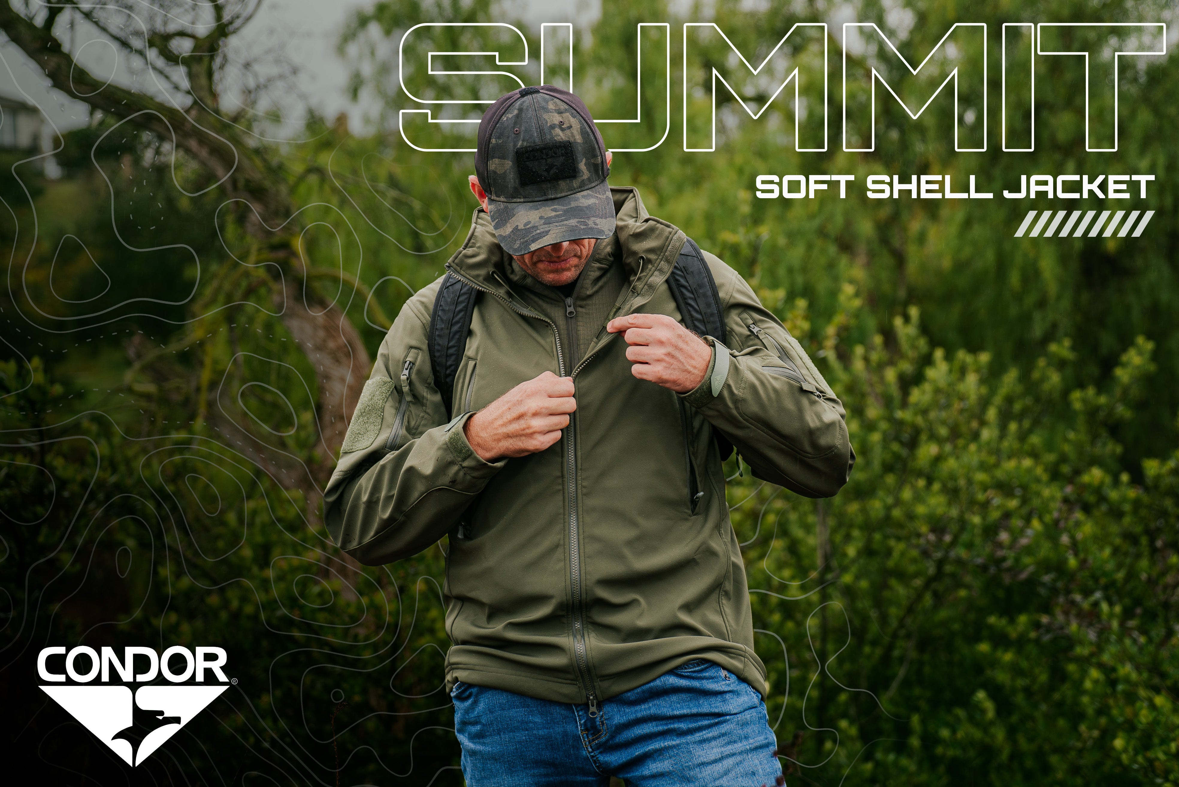 Summit Softshell Jacket  Fleece Lined Cold Weather Jacket – Condor Elite,  Inc