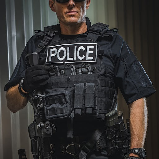 Short Sleeve Combat Shirt in Police Attire