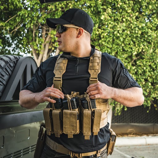 Short Sleeve Combat Shirt With Chest Rig