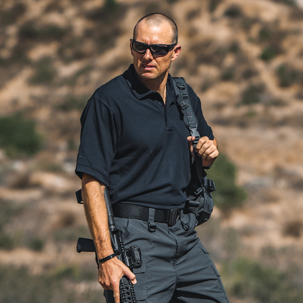 Tactical Performance Polo in Navy