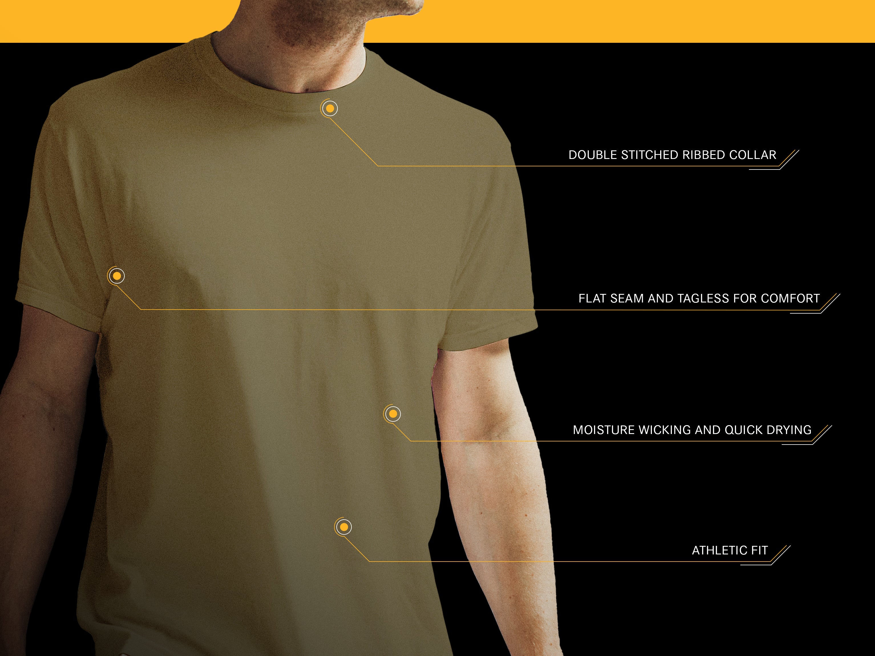 Military Tee Product Feature