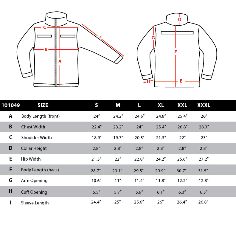 condor outdoor 101049 covert softshell jacket size chart. the jacket is designed with functionality, breathability, minimalism and is for tactical, hiking, camping, training