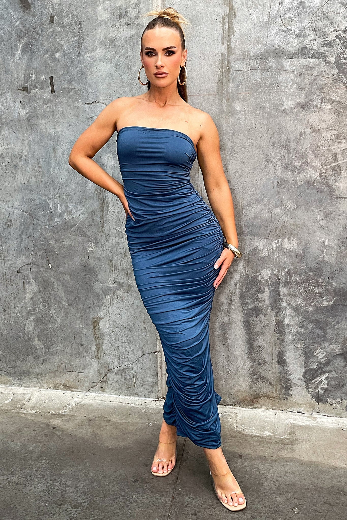 Tonic Maxi Dress - Steel Blue