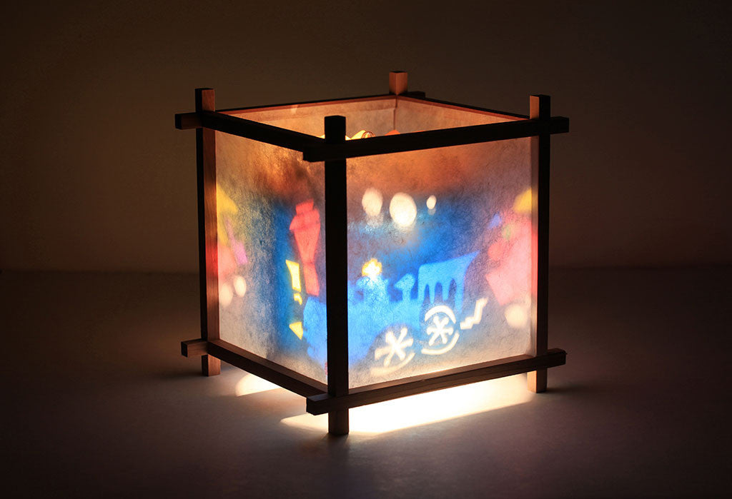 Big Train Rotating Kids Nightstand Lamp Magic Lamp