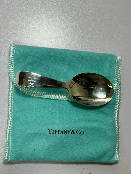 Tiny Tiffany Rabbit Baby Spoon in Sterling Silver