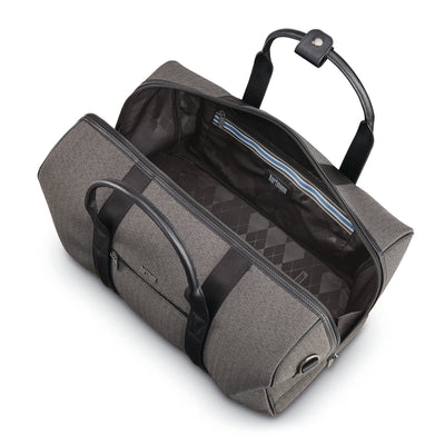 Hartmann Herringbone Deluxe Medium Journey Expandable Spinner - Black Herringbone