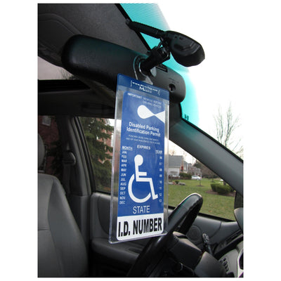 T-Rex EZ Pass/I-Pass Holder for Car, Holds Tightly to Your Car Windshield  with 3 Suction Cups, Black