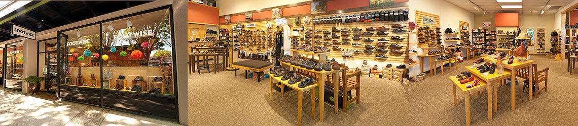 Inside the Footwise Eugene store