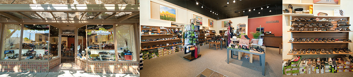 Inside the Footwise Store in Portland Oregon