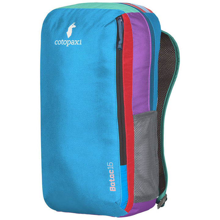 Quarter view Unisex Hand Bag style name Batac 16L Backpack in color Del Dia. SKU: BTPS17DD