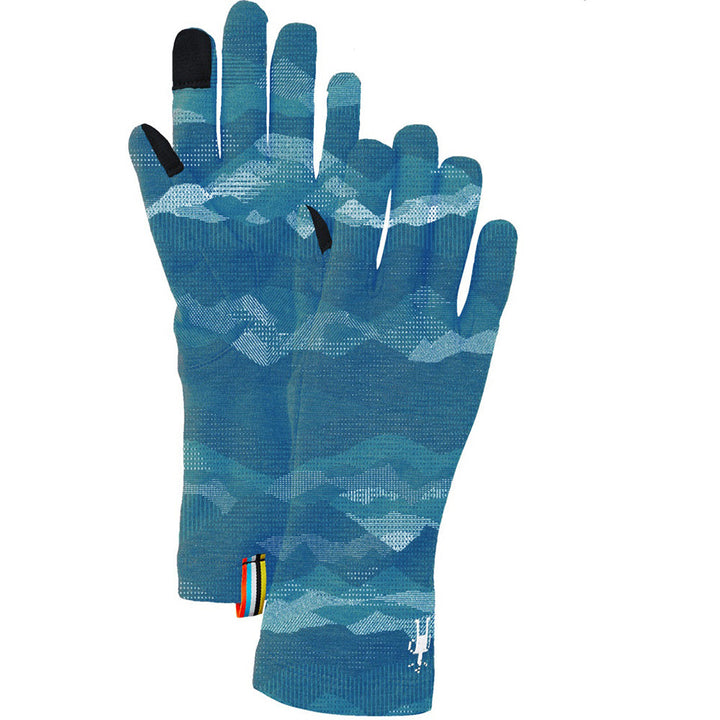 Unisex Smartwool Apparel style name Active Fleece Glove in color Twight  Blue. Sku: SW018129G74 – Footwise