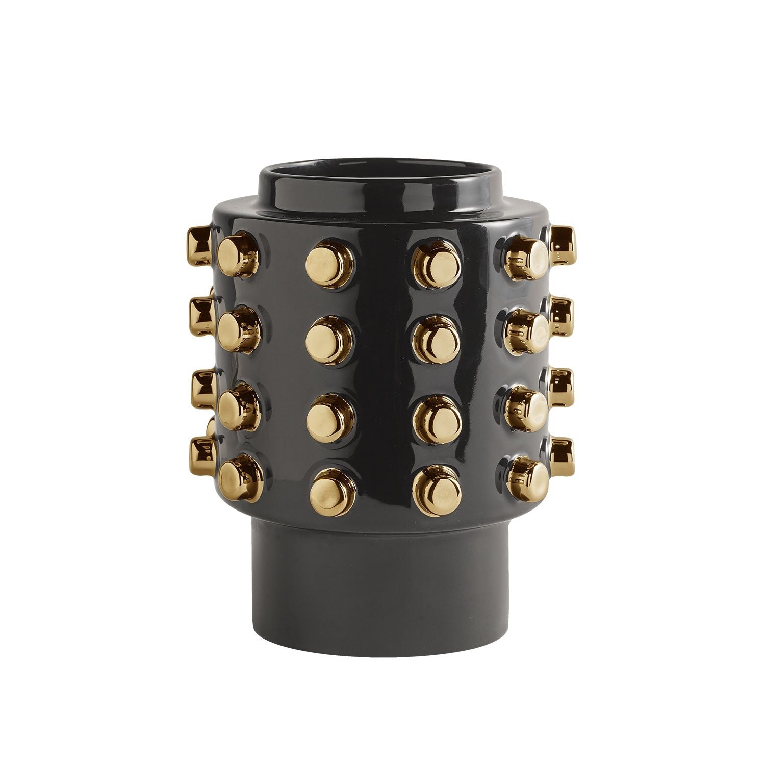 greg natale | debbie vase | black + gold