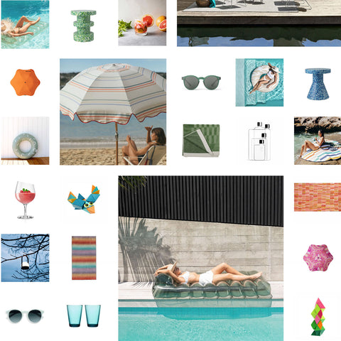top3 inspiration board - colour your summer happy