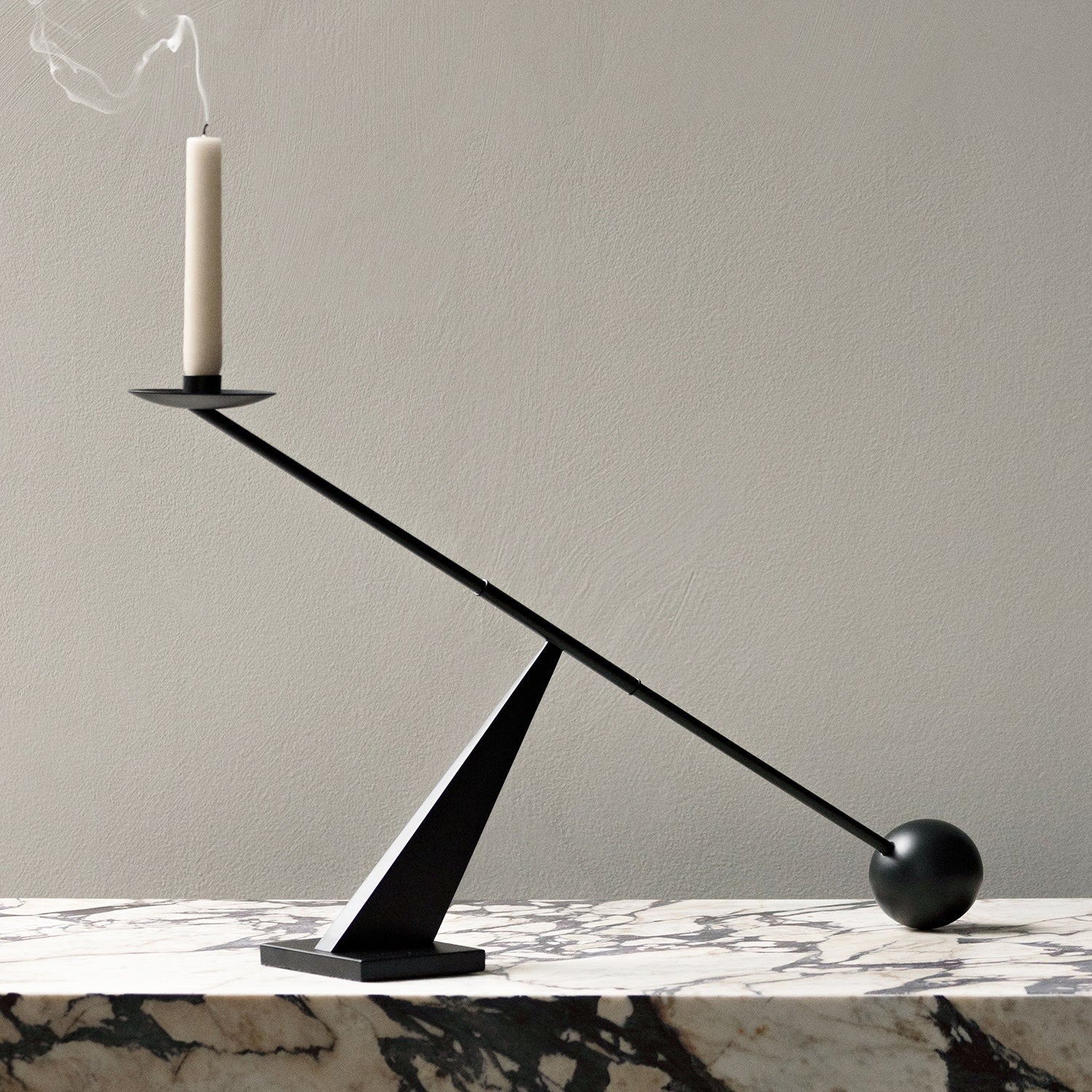 audo copenhagen (menu) | interconnect candle holder | black