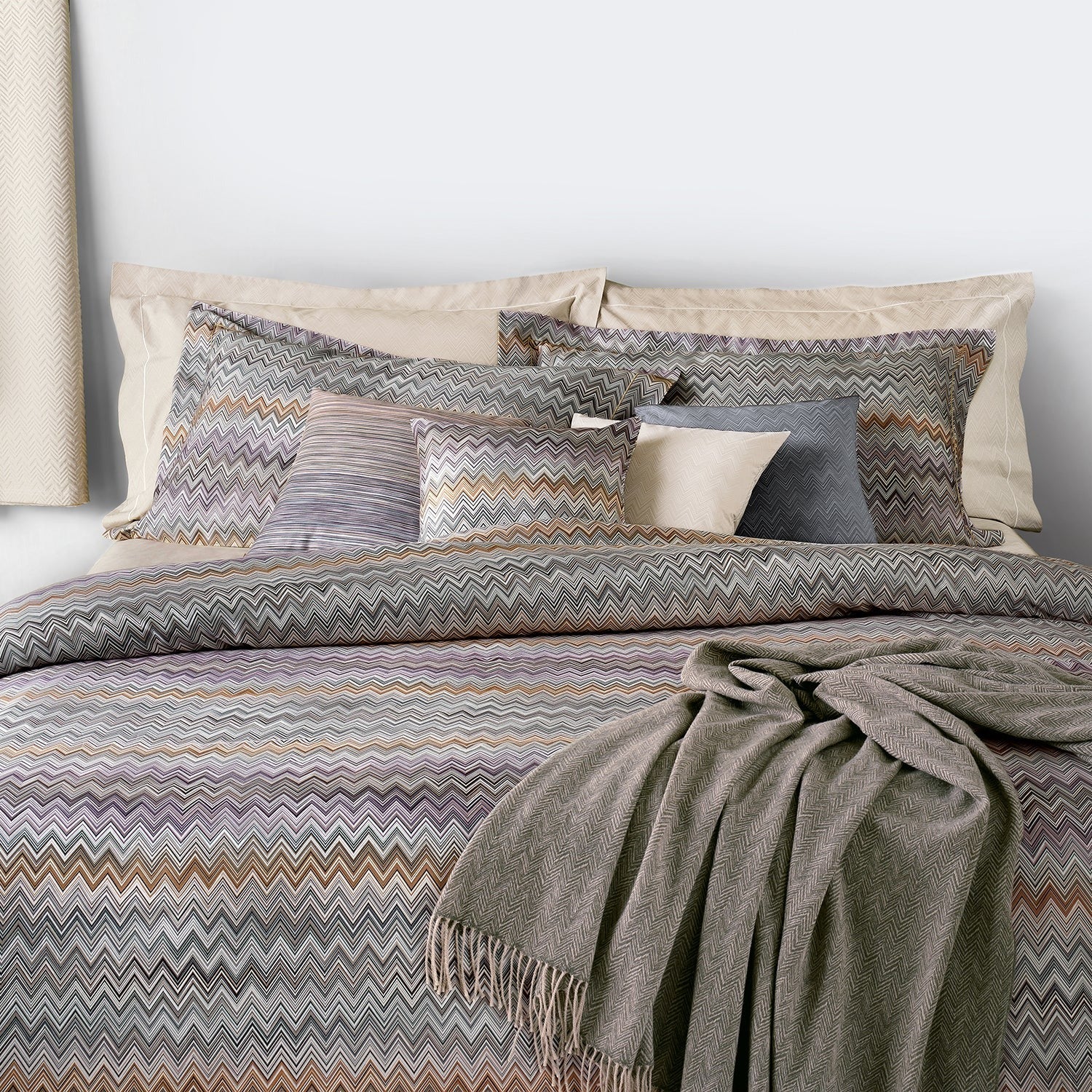 Missoni bedding is stunning and luxurious. 