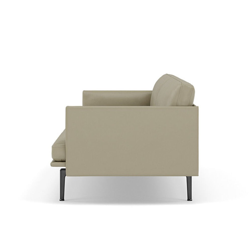 muuto | outline sofa 3 seater | refine leather stone