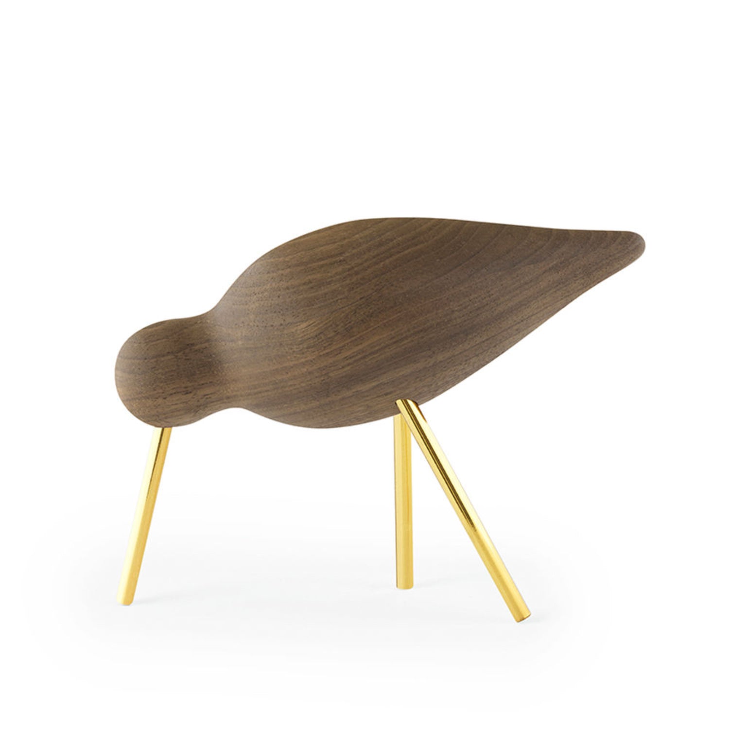 normann copenhagen | shorebird | walnut + brass | medium