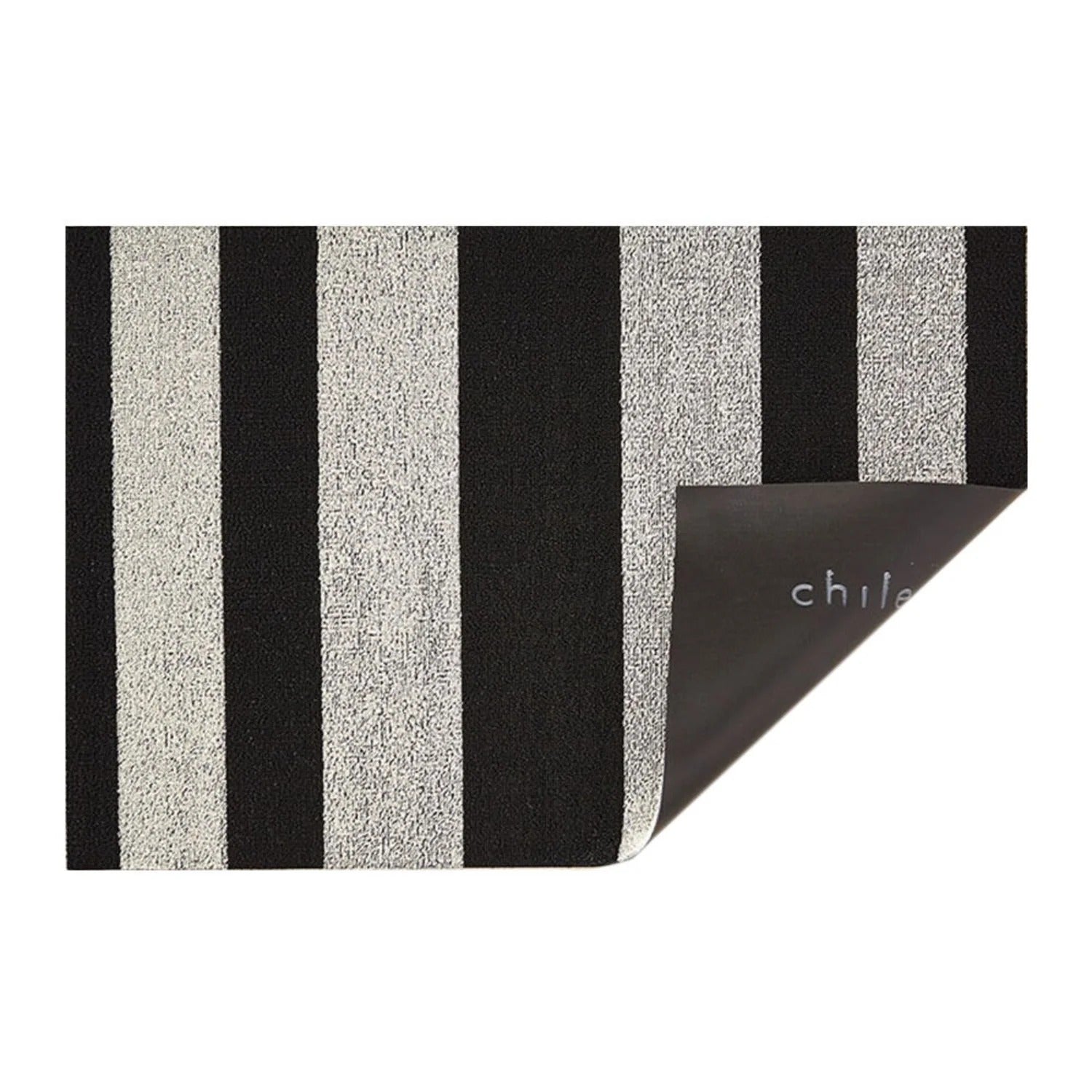 chilewich | large doormat 61x91cm | bold stripe black + white